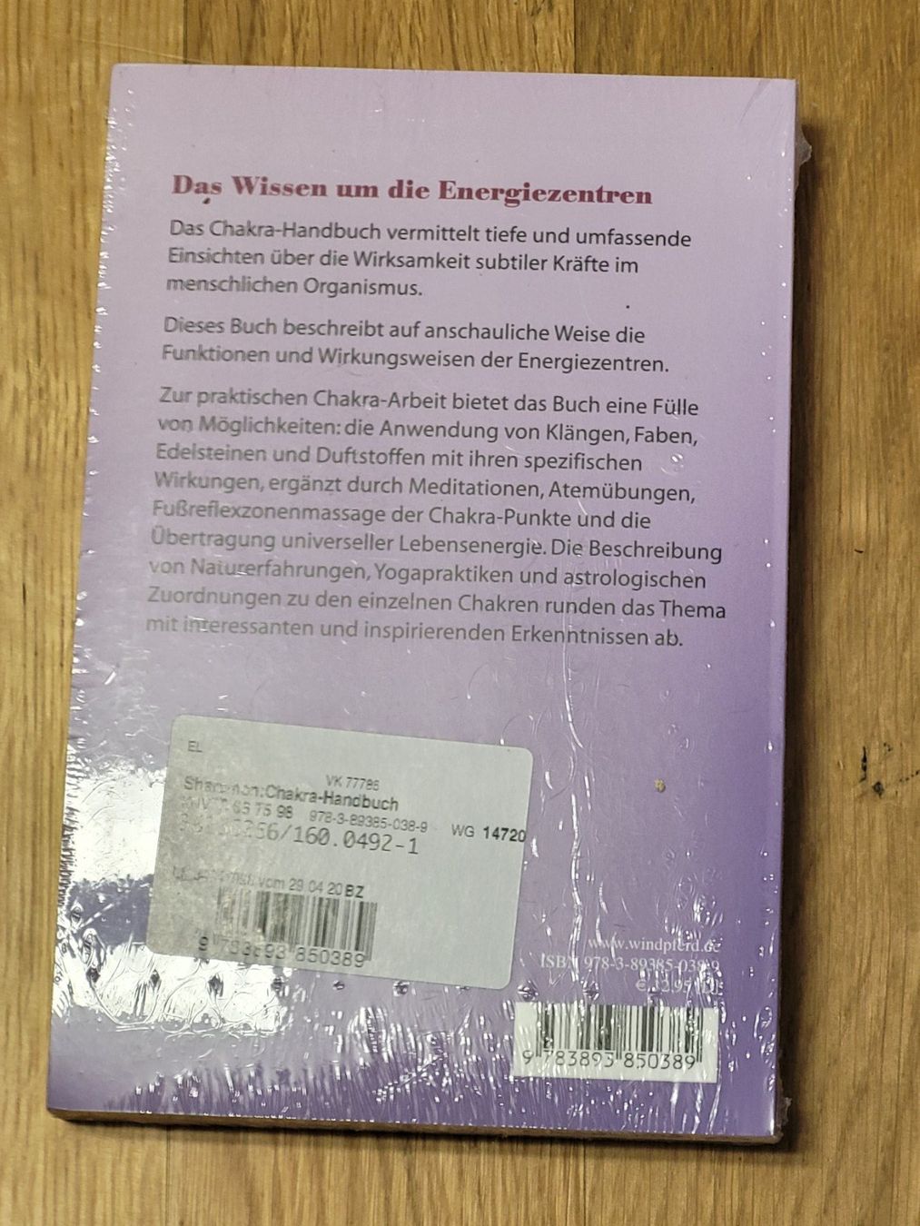 Libri: Das Chakra-Handbuch OVP – Nuovo e nell'imballaggio originale da Strengelbach venduto da Micra3 1