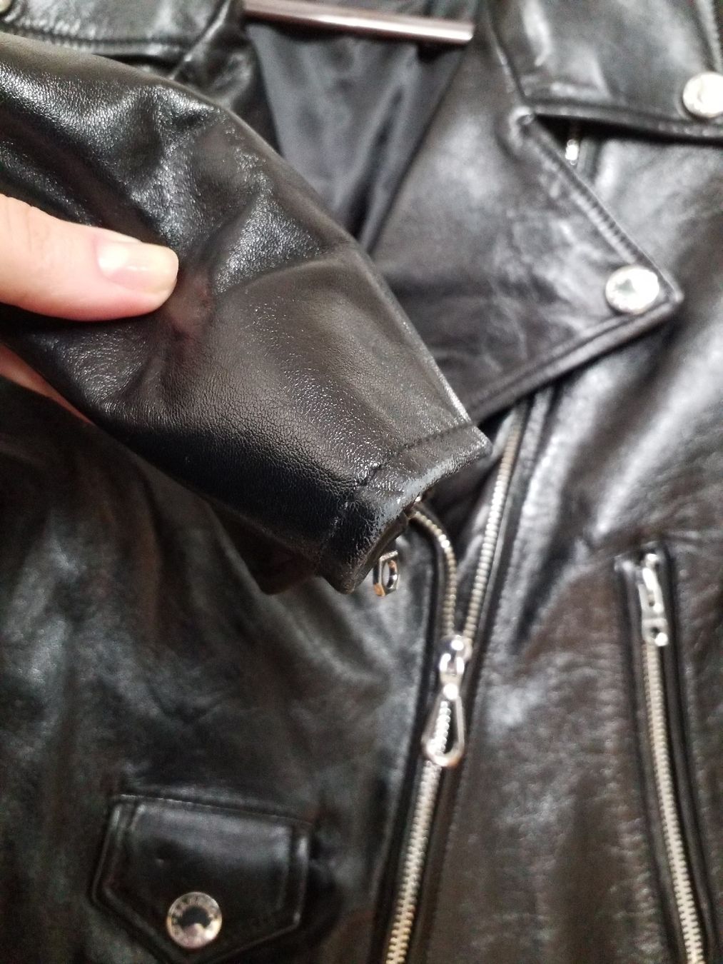 Sandro Giacche: Leather jacket SANDRO – Usato da Luzern venduto da _Lobster_ 4