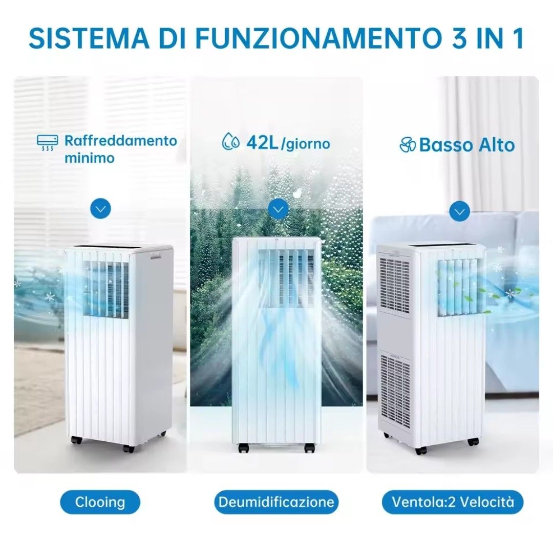 Condizionatori: Mobile Klimaanlage 9000 BTU – Nuovo e nell'imballaggio originale da Winterthur venduto da Deins_8j77 2
