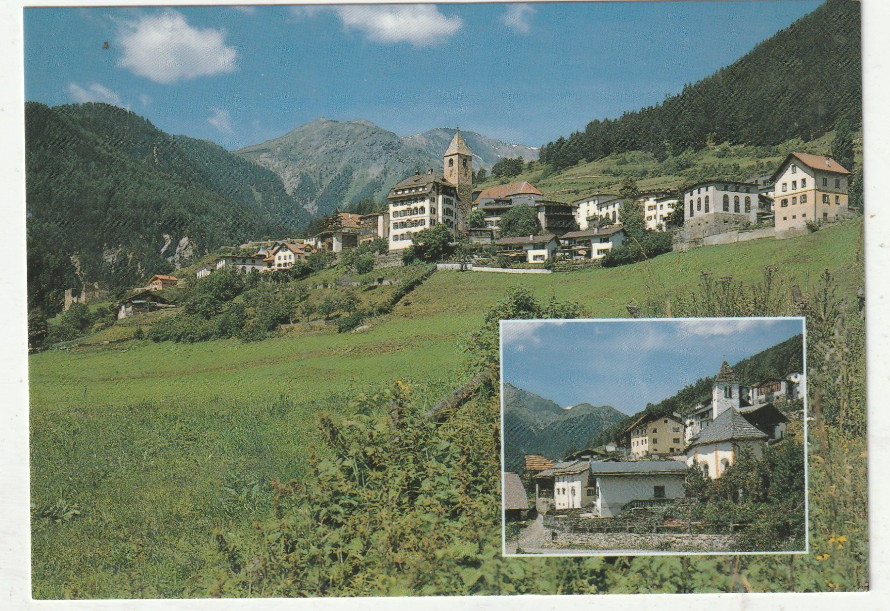 Cartoline postali: Ramosch Unterengadin – Usato da Lumbrein venduto da made02