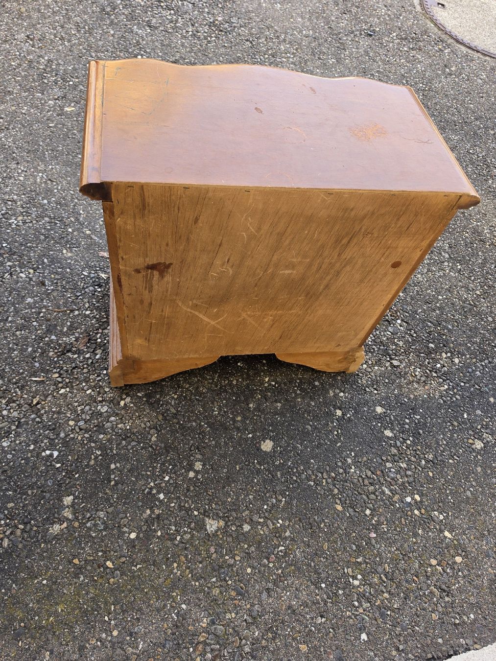 Cassettiere: Antike Holzkommode mit 3 Schubladen, Vintage Look – Usato da Mettlen venduto da elios0888 2
