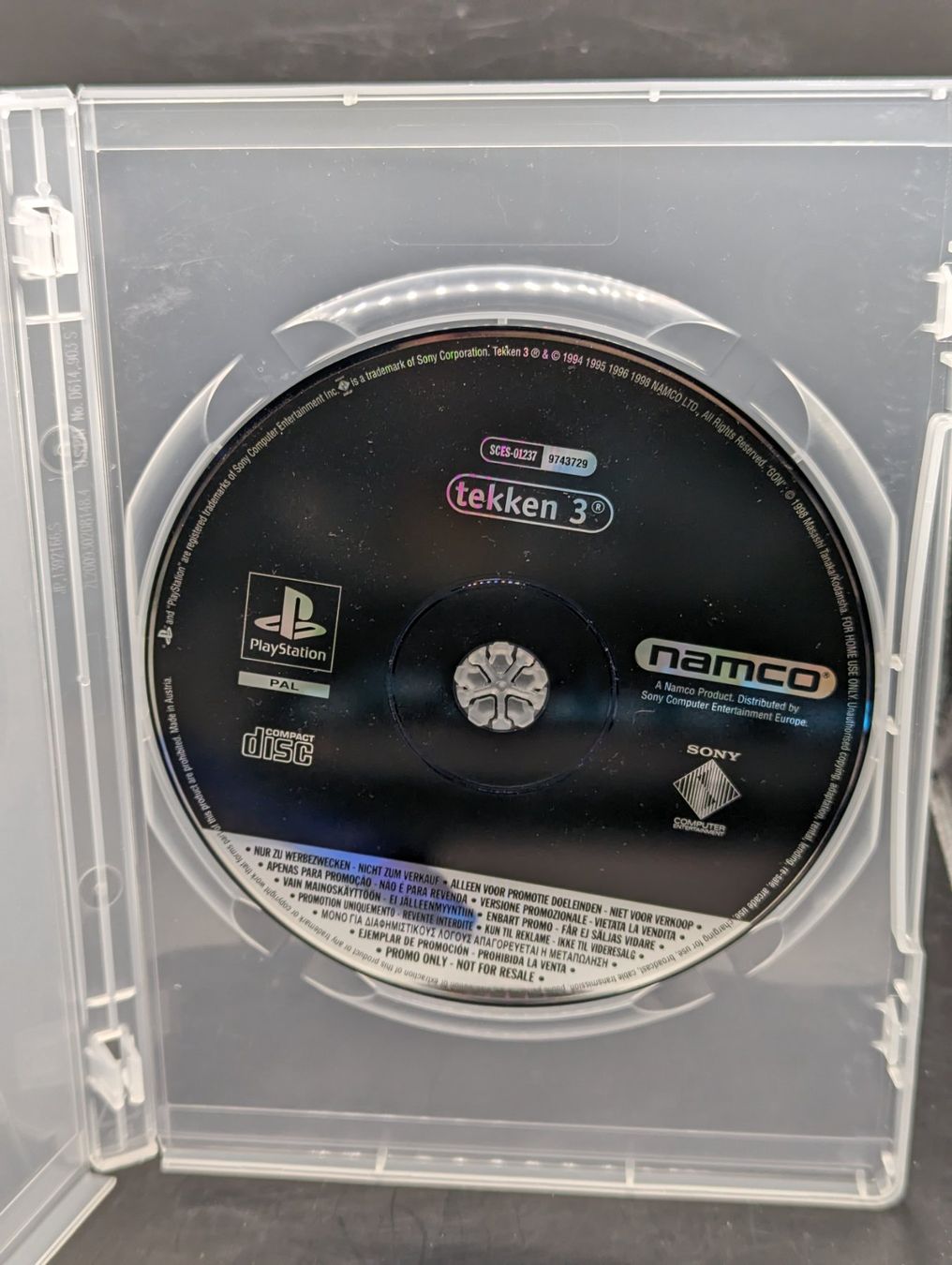 Sony Giochi: Tekken 3 Playstation 1 PS1 Game Promo – Usato da Hünenberg See venduto da SpecialEditionGaming