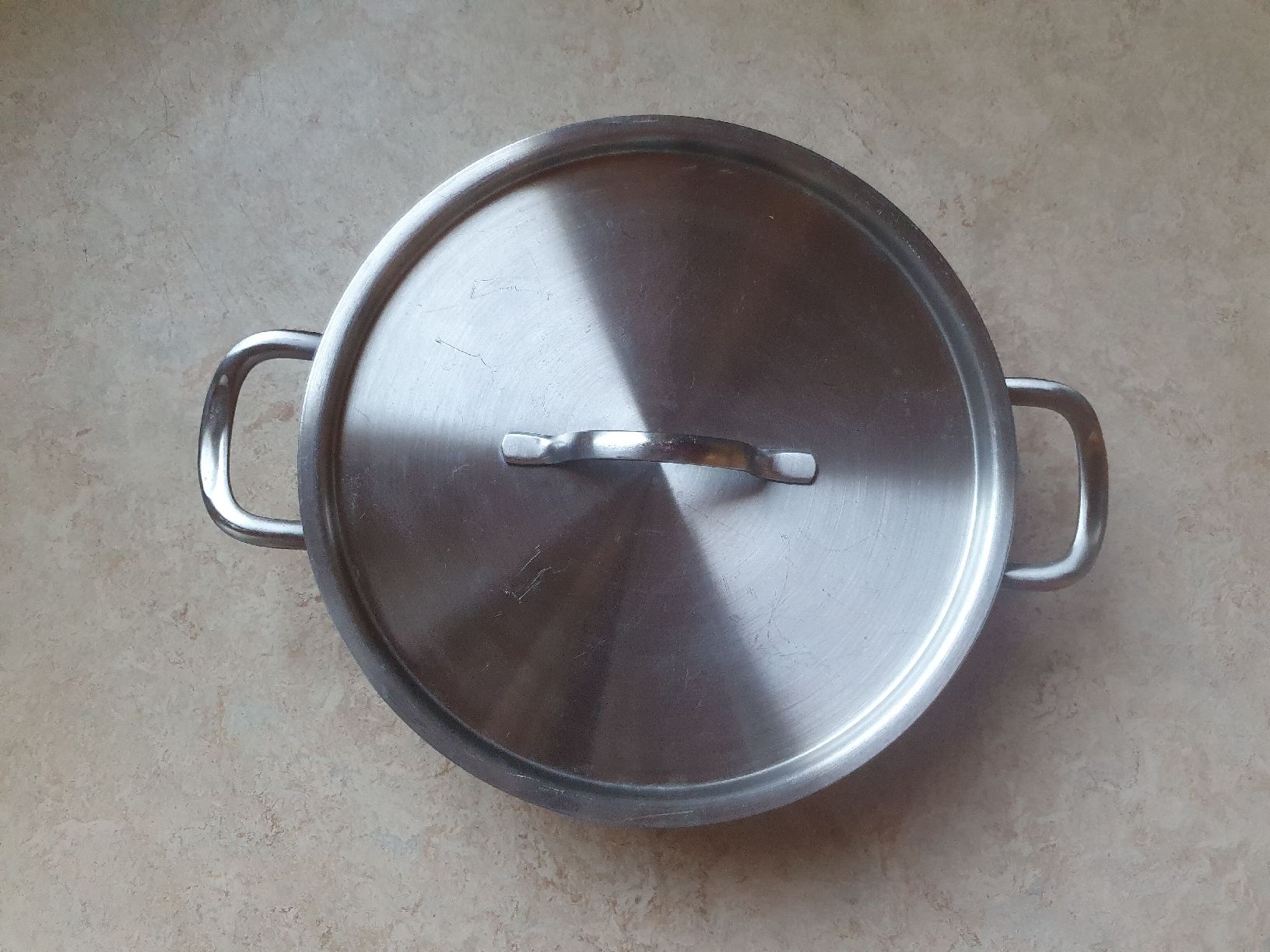 Pentole: Large Stainless Steel Stock Pot – Usato da Sirnach venduto da eftix