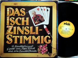 PETER ZINSLI " DAS ISCH ZINSLI - STIMMIG" LP ♪ GEWASCHEN