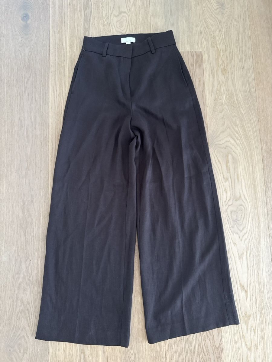 H&M Pantalons: Braune Leinenhose – Neuf avec emballage d'origine à Obfelden par cyn_lyh6 2
