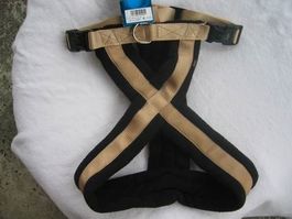 Geschirr Supersoft beige/schwarz, L