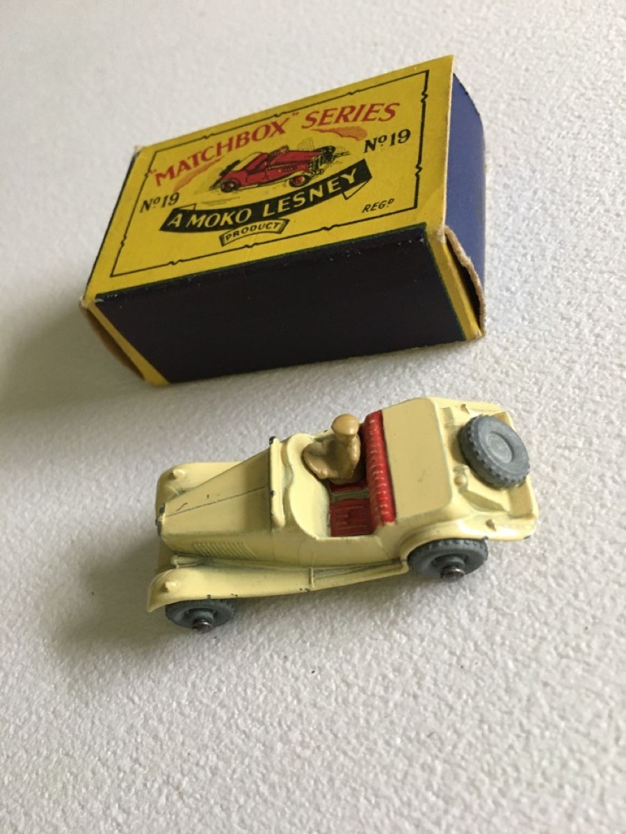 Matchbox Modellini d'auto: Lesney MG Midget 19a – Usato da Grellingen venduto da Toyhamster 1