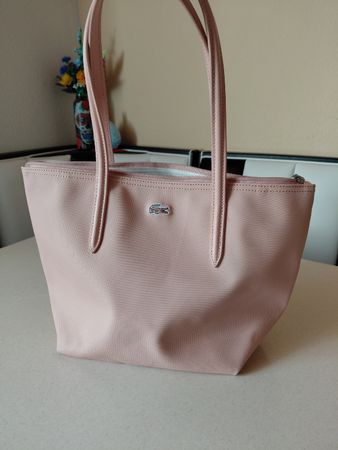 Lacoste Handtasche rosa guter Zustand mittelgross