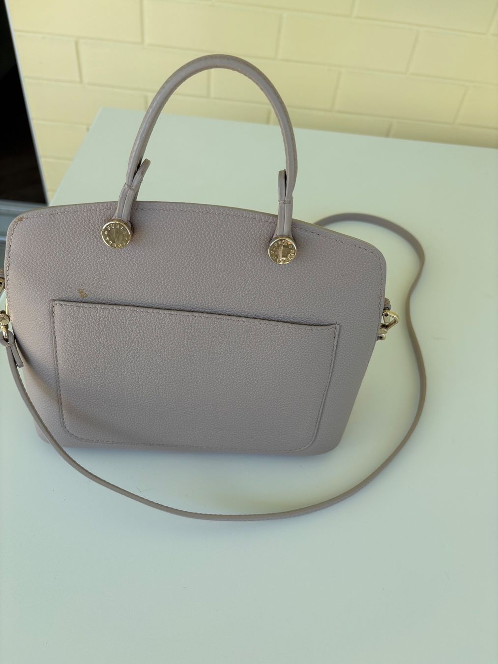 Furla Taschen für Damen: Furla Tasche Taupe – Gebraucht aus Feldbrunnen von A.Furrer 1