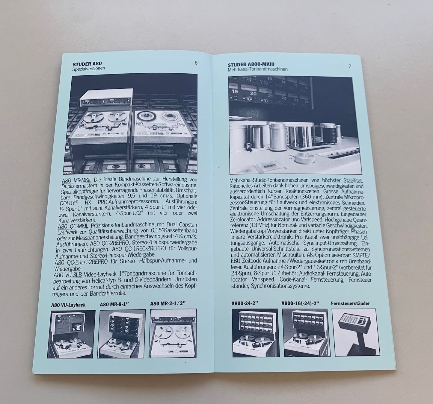 Documenti: ORIGINAL VINTAGE STUDER GESAMTPROGRAMM – Nuovo (secondo la descrizione) da Seuzach venduto da torensu 1