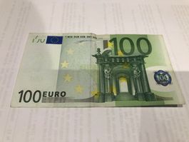 Rare premier billet de 100€ de 2002 avec rare signature