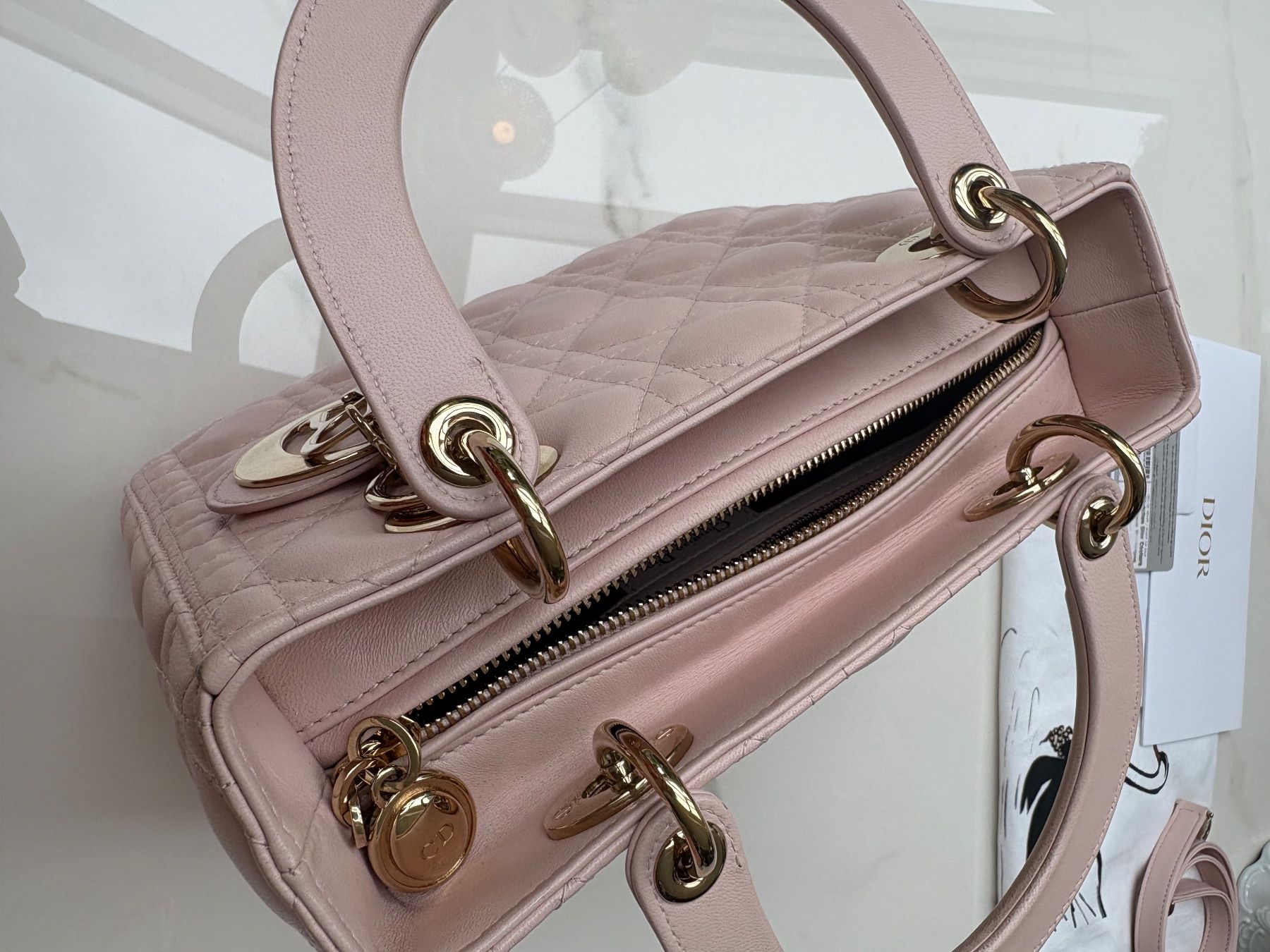 Dior Borse da donna: Lady Dior Medium in rosa – Usato da Bad Zurzach venduto da a1001 3