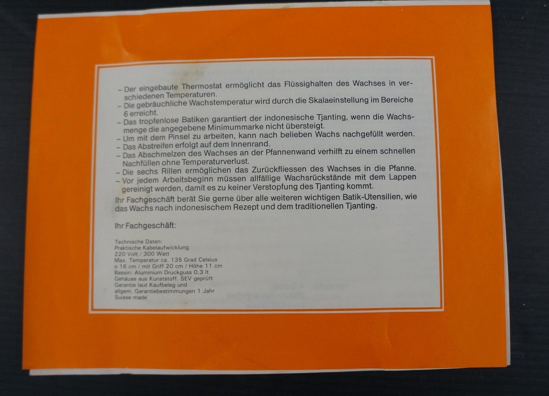 Vinyles: Abig Batik Wax Melting Pot – D'occasion à Basel par bk_brockibasel 3