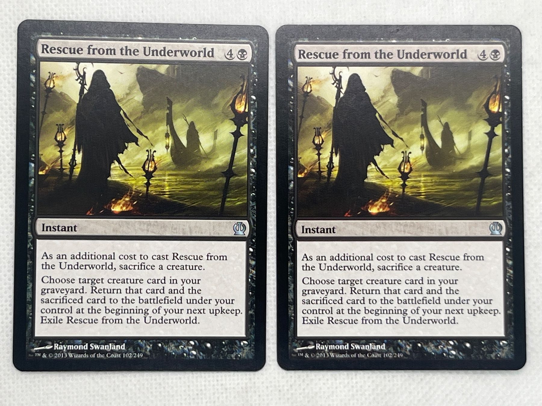 Magic The Gathering Carte collezionabili: 2x Rescue from the Underworld - Magic the Gathering – Usato da Hinterkappelen venduto da Kim1992