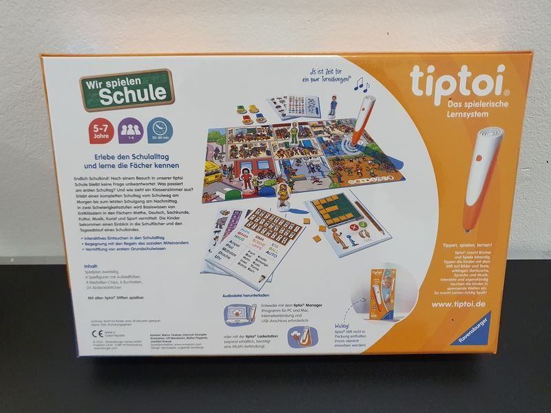 Tiptoi Spiele: Neu - Tiptoi - Spiel - Wir spielen Schule – Neu und originalverpackt aus Dagmersellen von Jarsetz_Restposten 1