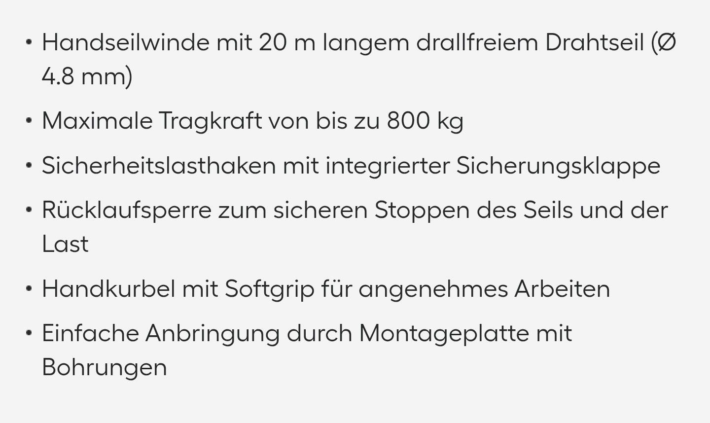 Einhell Autre stockage et transport: Handseilwinde Einhell – Neuf (Voir description) à Oberriet SG par stoopdario 3