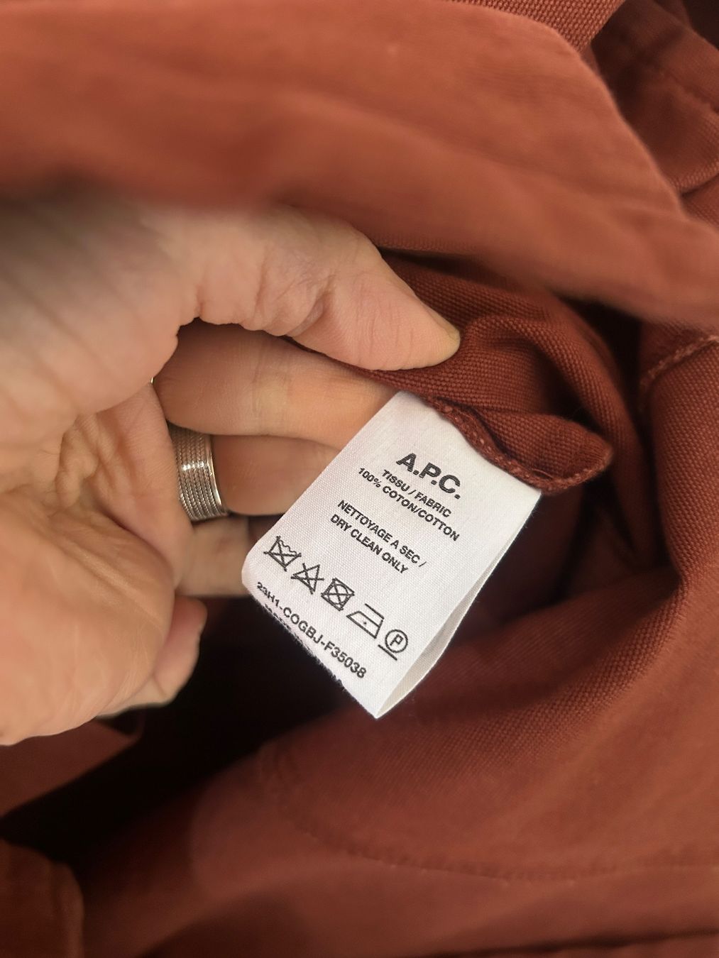Vestiti: A.P.C. Kleid Alpine Brique – Gr. 34 – Nuovo e nell'imballaggio originale da Illnau venduto da Monkky 5