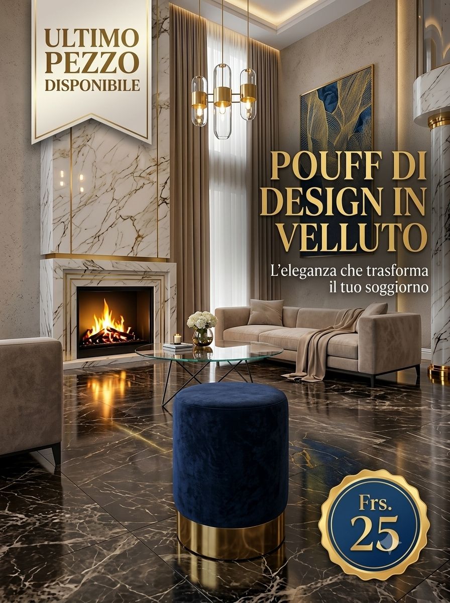 Sgabelli: Pouff velluto – Nuovo e nell'imballaggio originale da Contone venduto da AnnaShop26