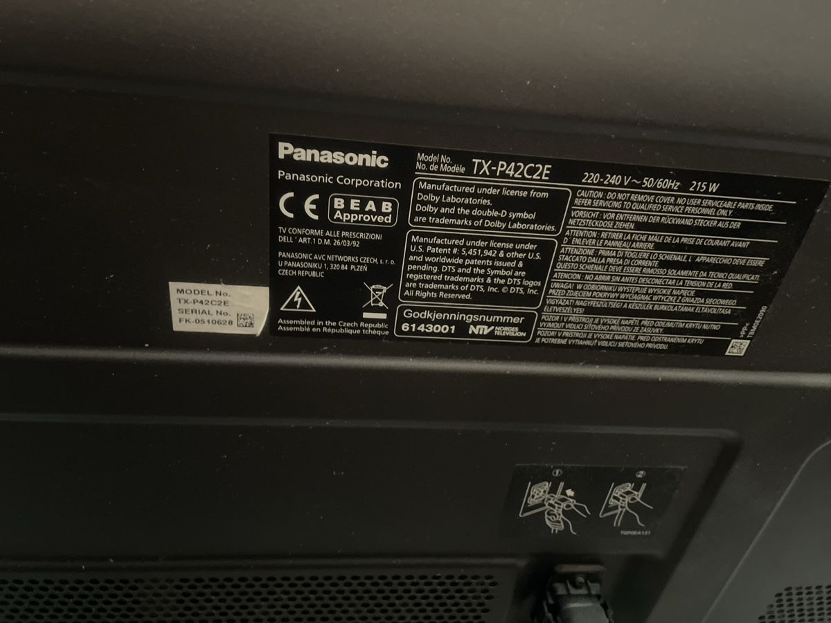 Televisori: Fernseher Panasonic TX-P42C2E LCD TV 105cm Top – Usato da Obergerlafingen venduto da cabo4 2