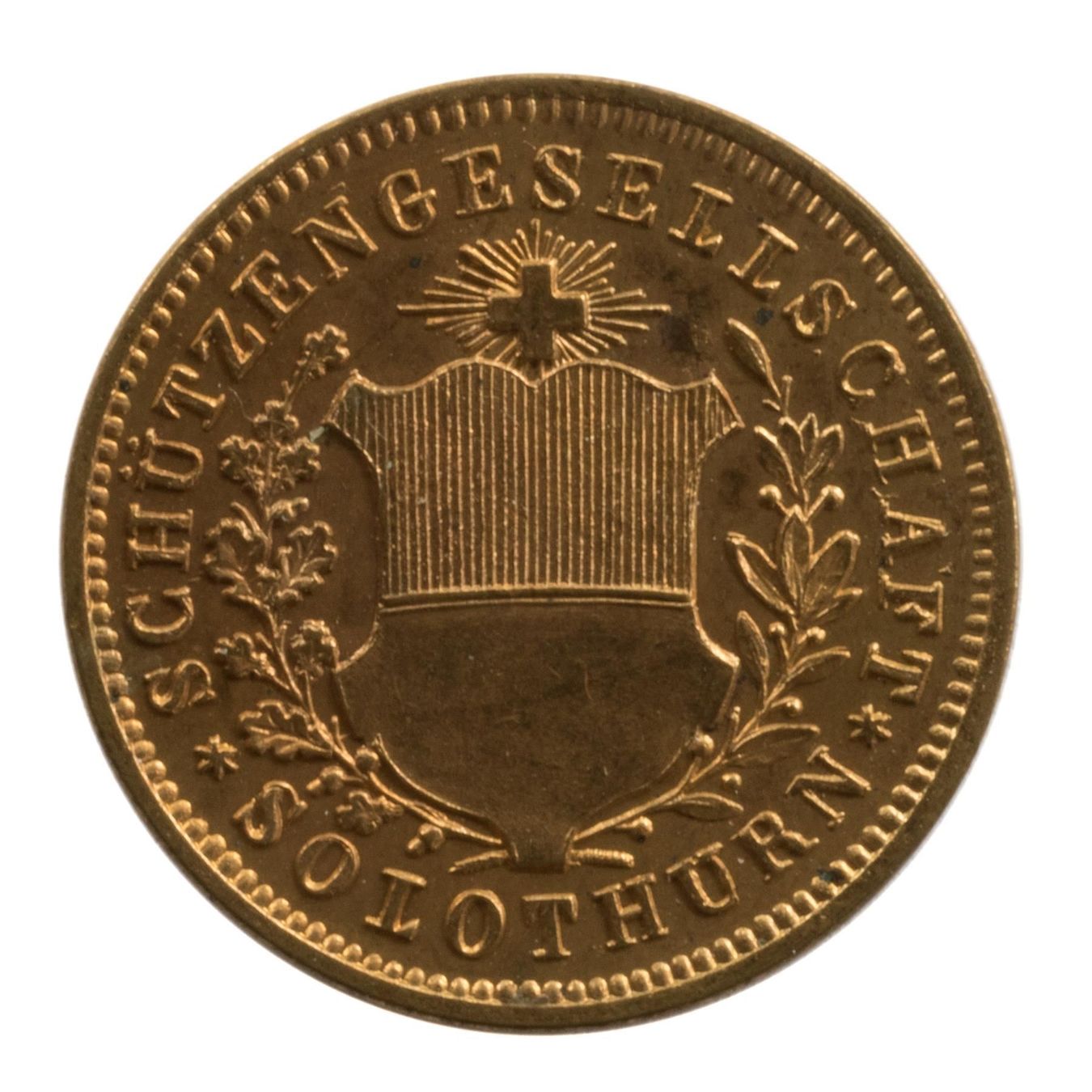 Medaglie: Jeton Schützengesellschaft Solothurn o.J – Usato da Rotkreuz venduto da Swiss-Coins