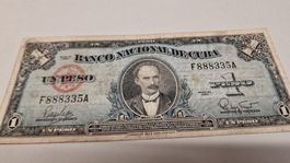 Seltene Kuba 1 Peso Banknote von 1960 Top Zustand!