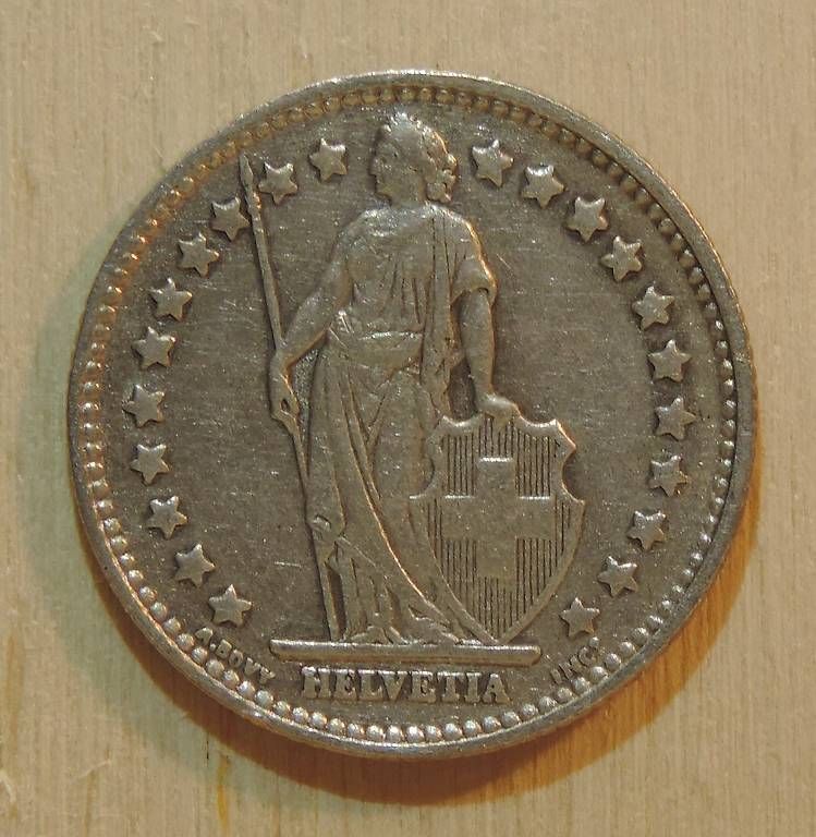 Tutti le monete: 1 Franken 1936  Silber – Usato da Gommiswald venduto da Malediven2025 1