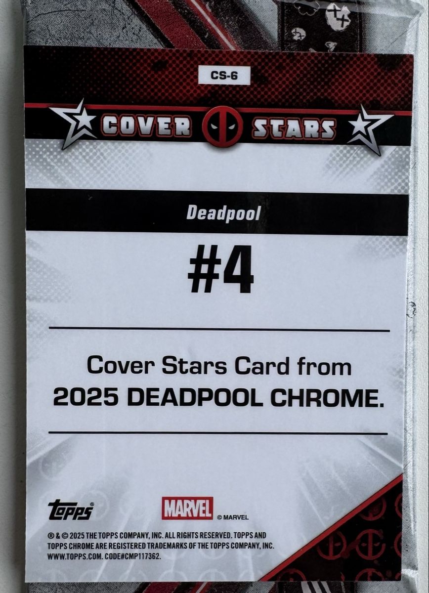 Topps Carte collezionabili: Marvel 2025 Topps Chrome Deadpool – 7er Insert/Refractor Set – Nuovo e nell'imballaggio originale da Wittenbach venduto da dan_jzf2 6