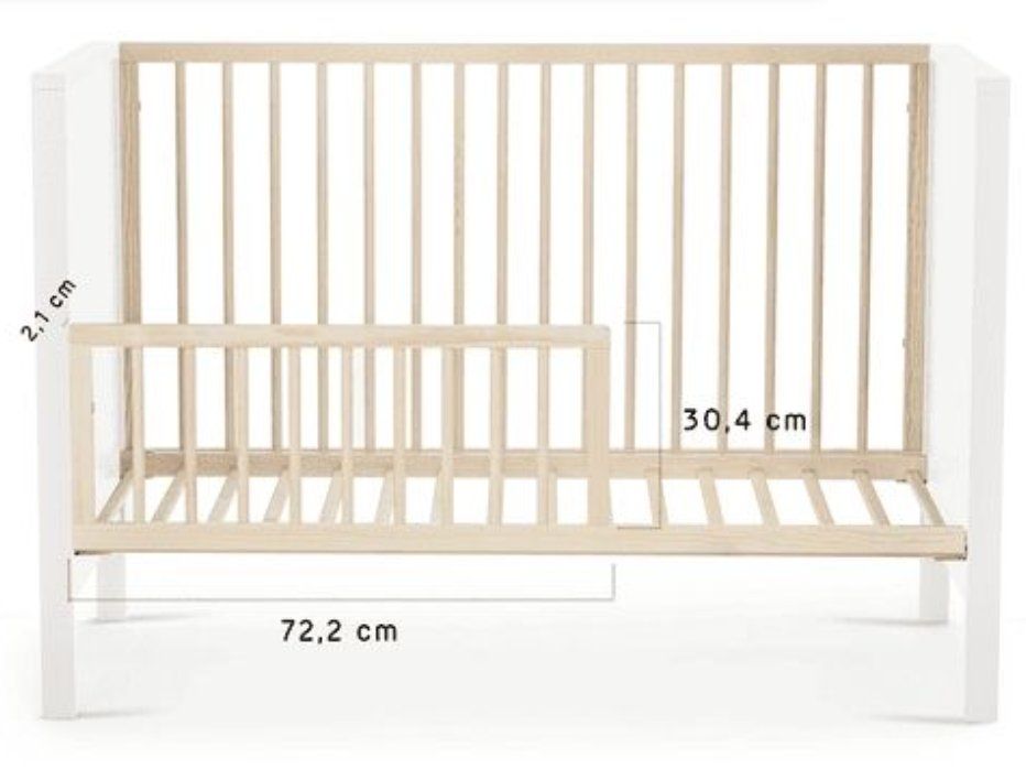 Betten: Kinderkraft Babybett Mia White – Gebraucht aus Bassersdorf von Herrenweg 5