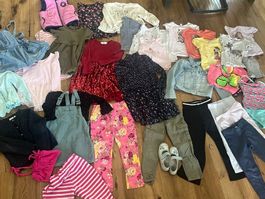 50+ Teile Mädche Kleiderpaket, Gr. 110/116,  mehr als Fotos!
