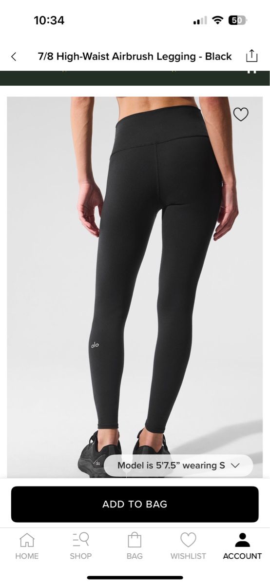 Alo Yoga Leggings: Alo Yoga 7/8 leggins – Usato da Zürich venduto da millaiana 3