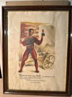 Affiche Régiment d'artillerie Suisse, rare, vintage 1940.