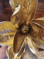 Weinahnachtsdekoration, Blume Gold, 11 Stück