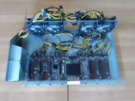 Eclipse Mining Case+PSU+Motherboard+SSD+Ram+8xFan