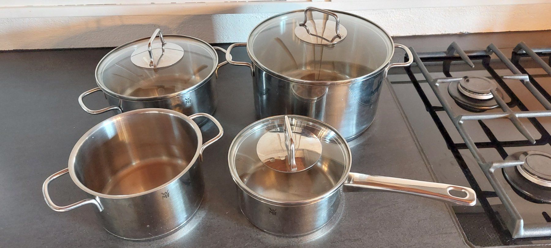 WMF Padelle: WMF Kochgeschirrset 6 teilig, neuwertig – Usato da Wil SG venduto da bar_6dxz