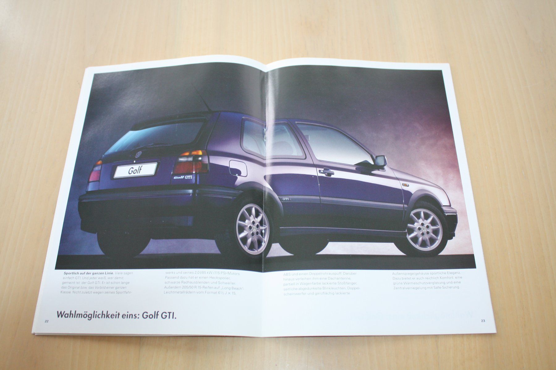 VW Documenti: VW Golf GTI Prospekt 1/1996 – Usato da Wikon venduto da erwin400 6