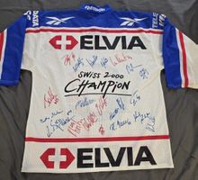 ZSC Lions Vintage Trikot Schweizer Meister 2000 Rarität
