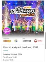Schwiizergoofe Ticket Landquart 20.09.26