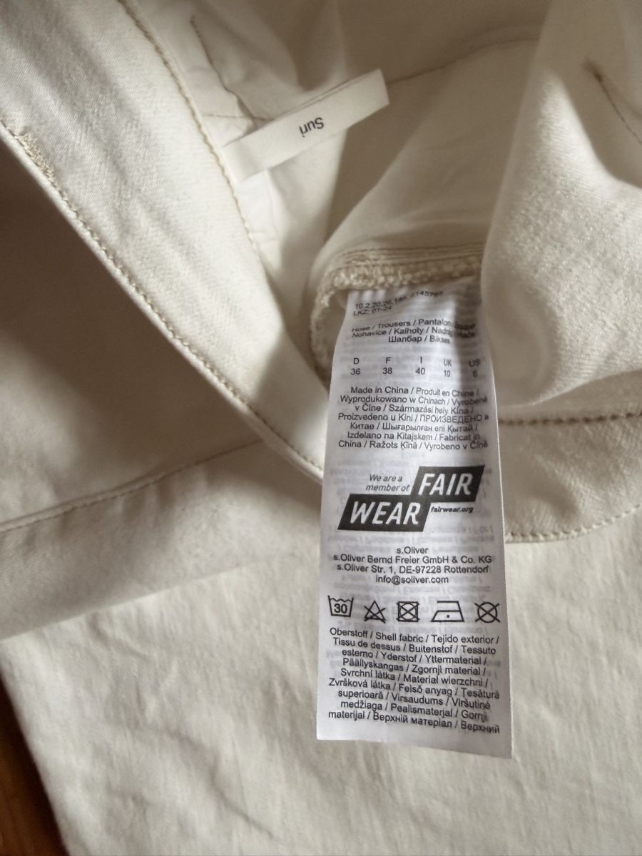 S.Oliver Jeans: S.Oliver Jeans white size 38 good condition – Usato da Erstfeld venduto da dar_yq6s 2