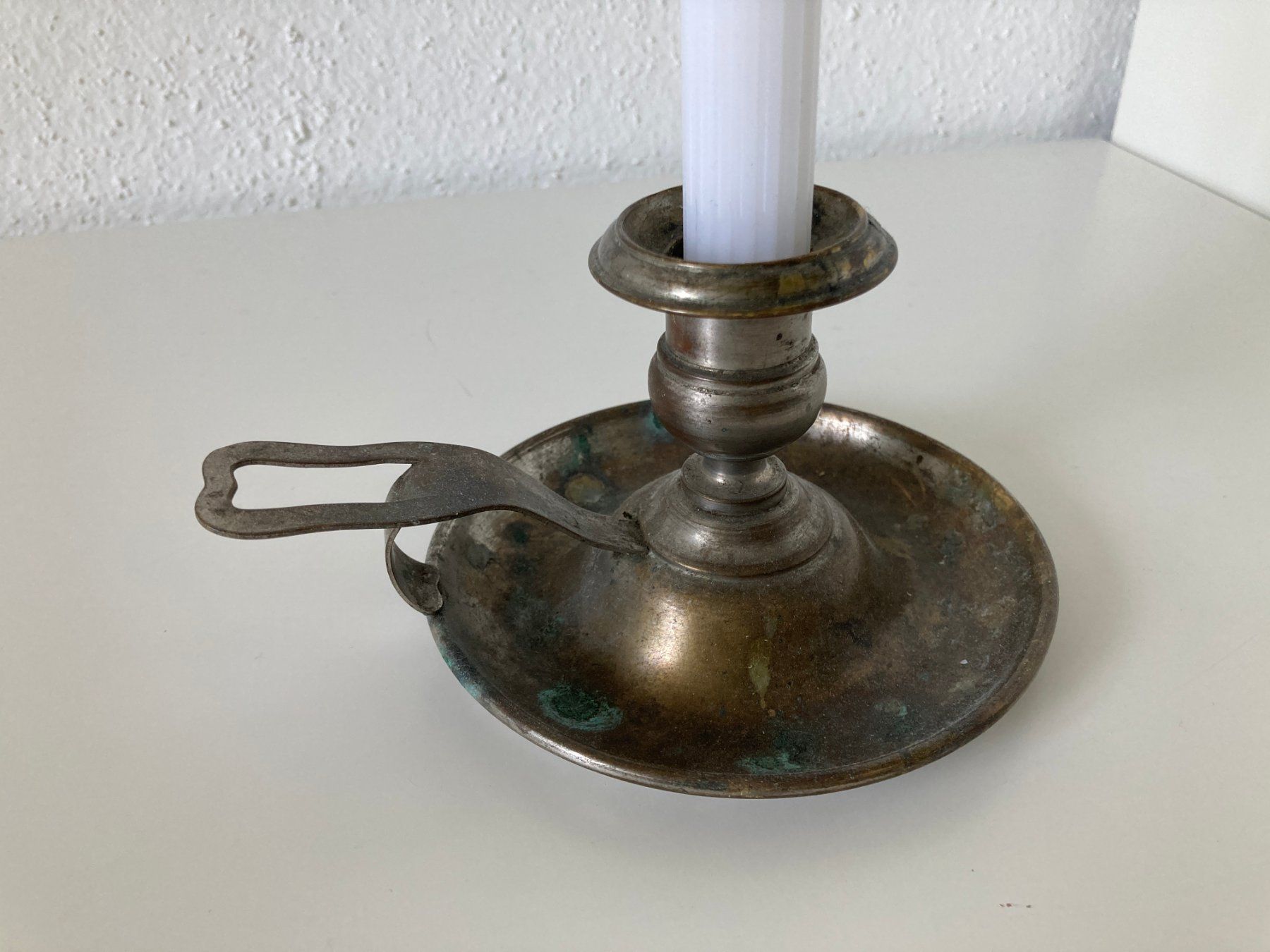 Portacandele: Bougeoir ancien état d'usage – Usato da Biel/Bienne venduto da almercaa 2