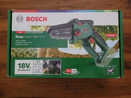 Bosch Akku-Astsäge EasyCain 18V-15-7 + Akku Starter Set 18V
