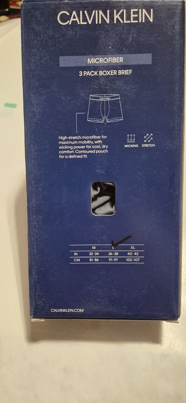 Calvin Klein Biancheria intima: Calvin Klein 3er Pack Boxershorts Microfaser Herren L  – Nuovo e nell'imballaggio originale da Nürensdorf venduto da kar_r6tc 1