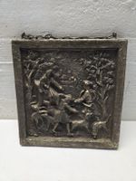 Wandbild Metall Jagdszene reliefartig..