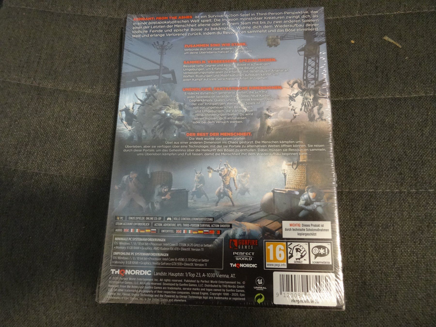 Spiele: Remnant - From the Ashes PC NEUWARE – Neu und originalverpackt aus Olten von Disc-Ausverkauf 1