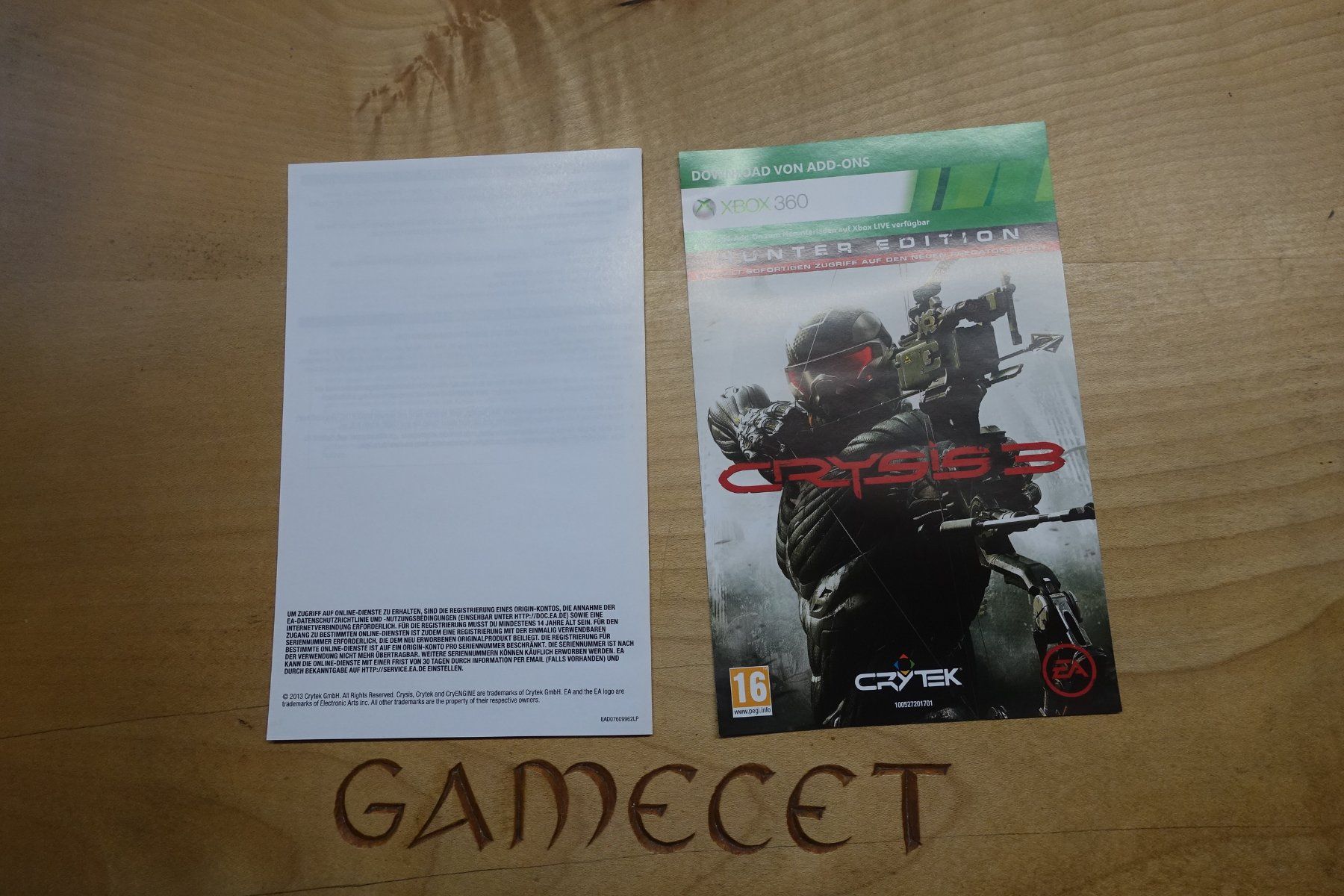 Microsoft Giochi: Crysis 3 (Hunter Edition) – Usato da Steinach venduto da Gamecet 5