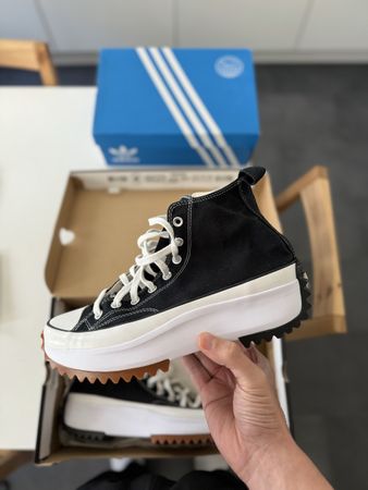 Converse Run Star Hike montantes noires, Taille 44., comme n