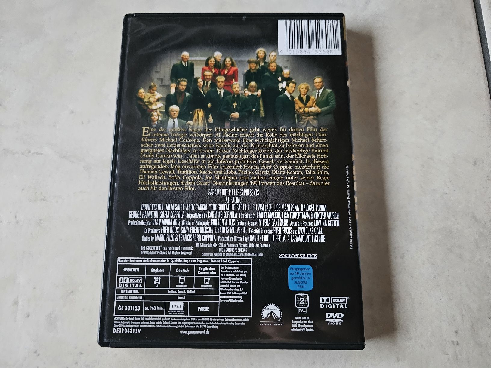 Tutti i DVDs: Der Pate lll – Usato da Schneisingen venduto da backstore24 1