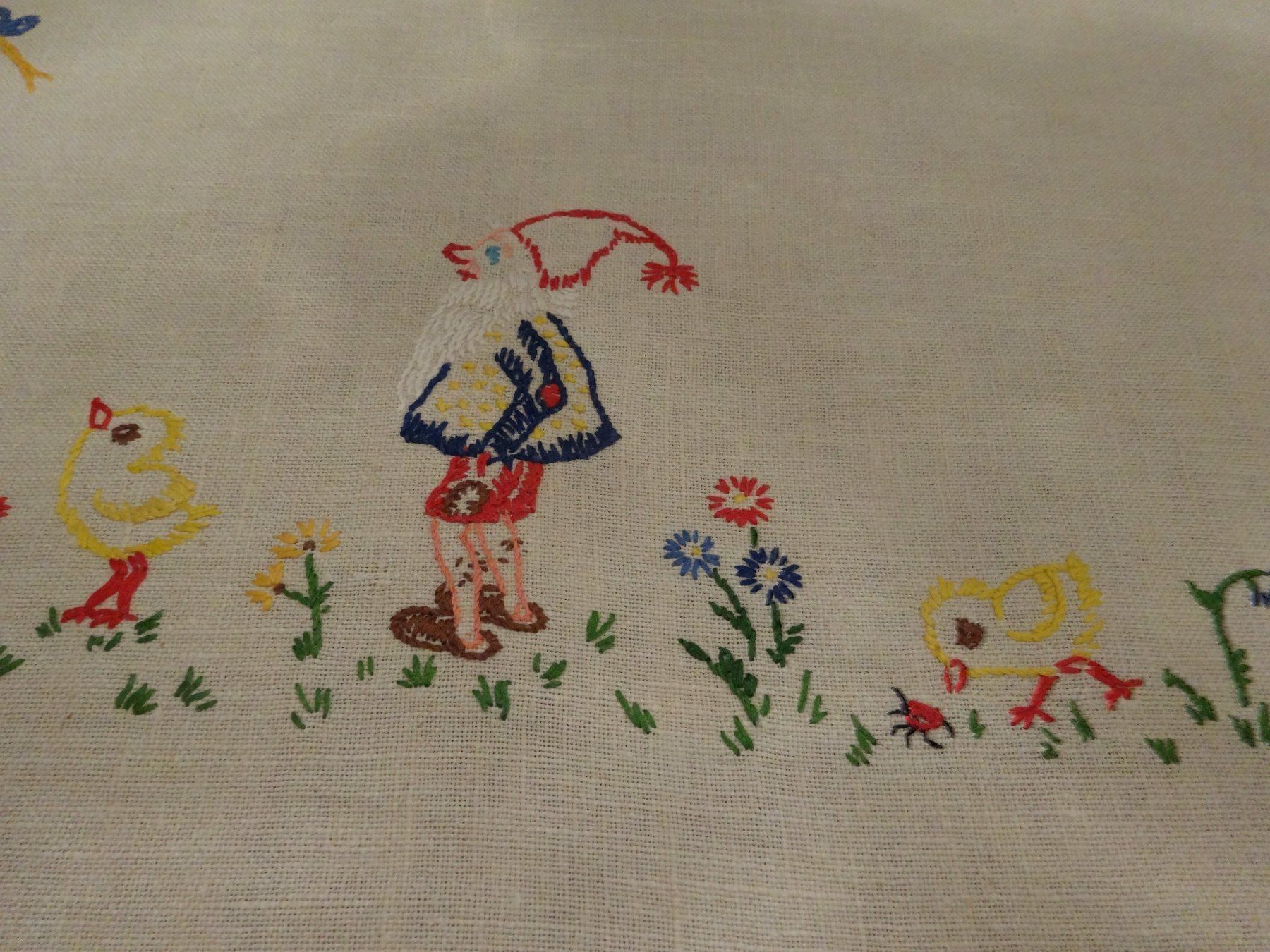 Tutte le decorazioni: Milieu de table- lin brodé main – Nuovo e nell'imballaggio originale da Biel/Bienne venduto da milamila02 5