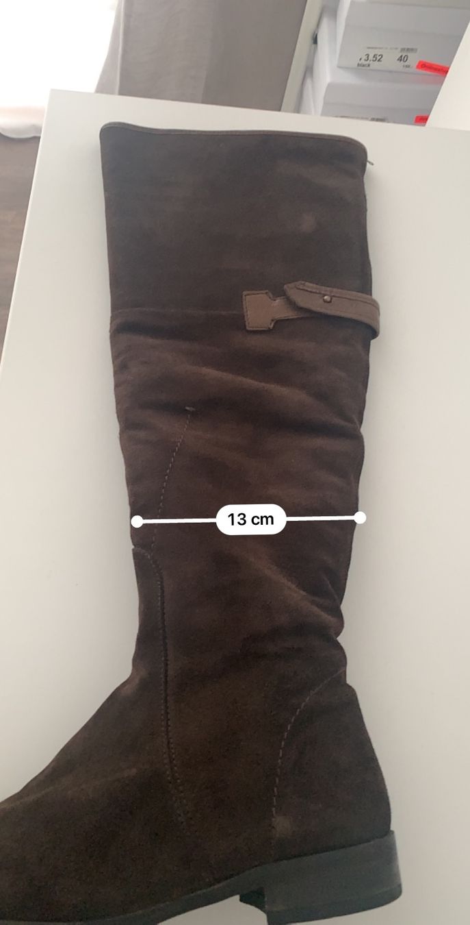 Damenschuhe: Braune Wildleder Overknee-Stiefel Gr. 39 – Gebraucht aus Zumikon von NG1979 8