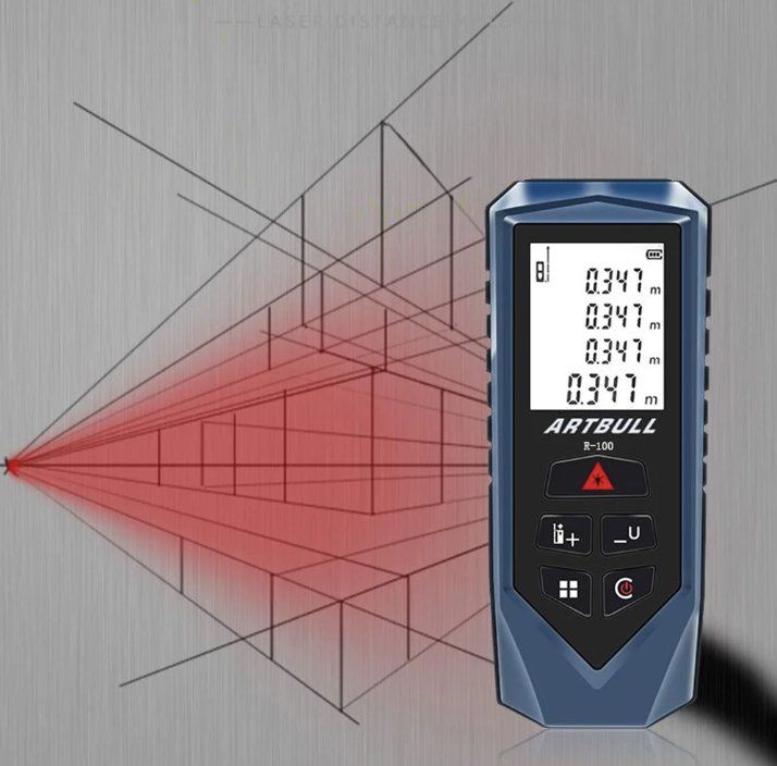 Misurare: Profi Laser-Entfernungsmesser 100 Meter – Nuovo e nell'imballaggio originale da Châtelaine venduto da topshop.switzerland 1