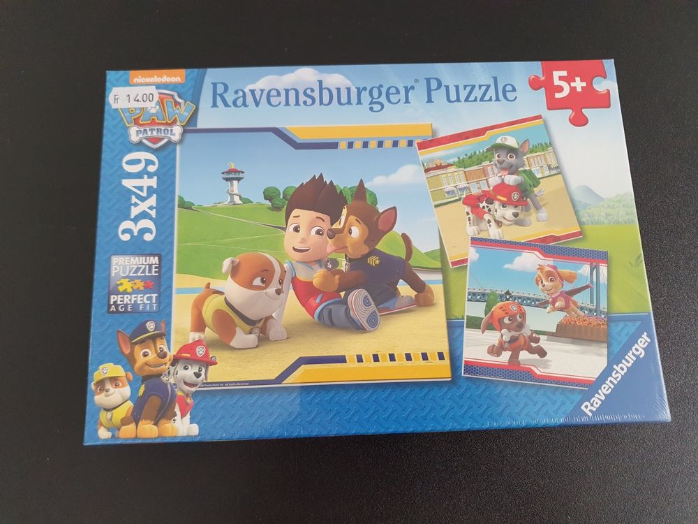 Ravensburger Puzzle - 3x49 ab 5 Jahren - Paw Patrol | Kaufen auf Ricardo